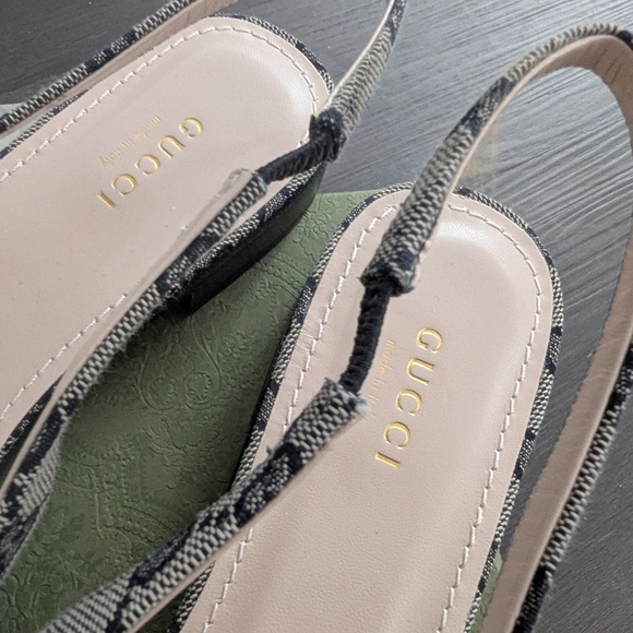 Gucci Beige and Blue Women's Shoes - Picture 5 of 9